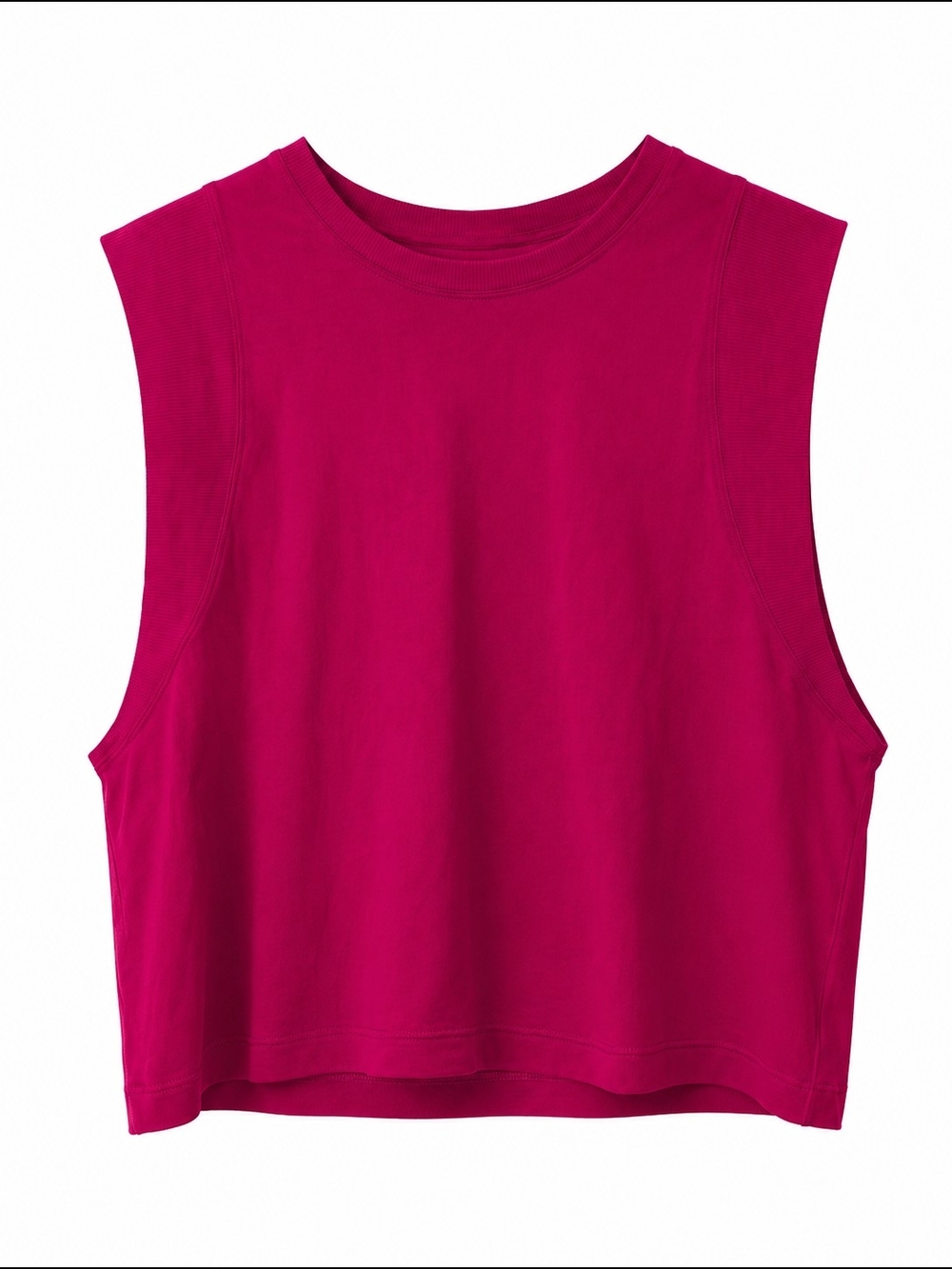 SPANX Sleeveless Crop Tank - Fuchsia Pink